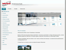 Tablet Screenshot of infotech-isp.net